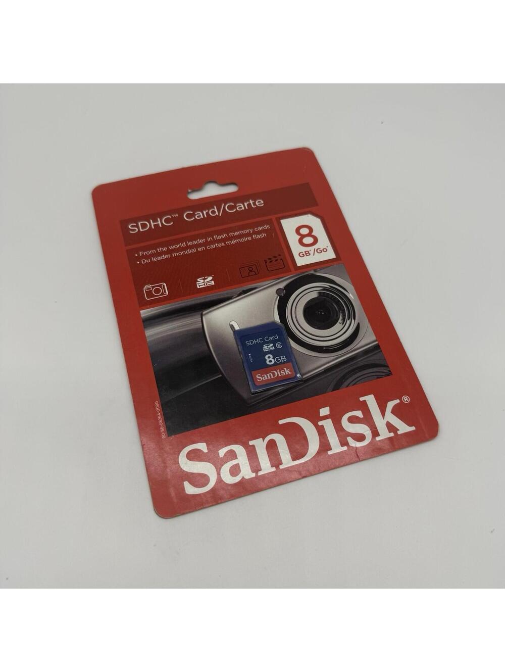 SanDisk SDHC 8GB Memory Card Class 4 SDSBD-008G-A46C NIP BRAND NEW SEALED